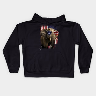 Majestic Marvels Elephant Chronicles, Stylish Tee Extravaganza Kids Hoodie